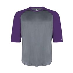 Badger - Mens 4133 B-Core Three-Quarter Sleeve Baseball T-Shirt