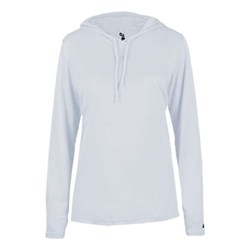 Badger - Womens 4165 B-Core Long Sleeve Hooded T-Shirt