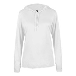Badger - Womens 4165 B-Core Long Sleeve Hooded T-Shirt