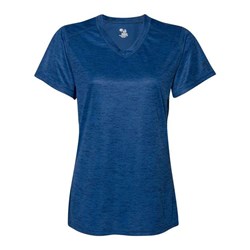 Badger - Womens 4175 Tonal Blend V-Neck T-Shirt