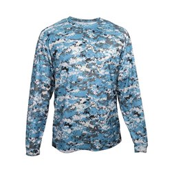Badger - Mens 4184 Digital Camo Long Sleeve T-Shirt