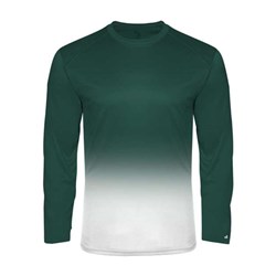 Badger - Mens 4204 Ombre Long Sleeve T-Shirt