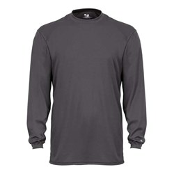 Badger - Mens 4804 B-Tech Cotton-Feel Long Sleeve T-Shirt