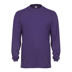 Badger - Mens 4804 B-Tech Cotton-Feel Long Sleeve T-Shirt