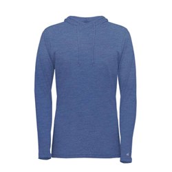 Badger - Womens 4965 Tri-Blend Surplice Long Sleeve Hooded T-Shirt
