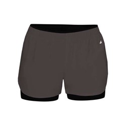 Badger - Womens 6150 Double Up Shorts