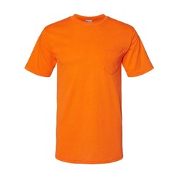 Bayside - Mens 1725 Usa-Made 50/50 Short Sleeve T-Shirt With A Pocket