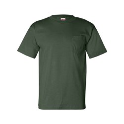 Bayside - Mens 7100 Usa-Made Short Sleeve T-Shirt With A Pocket