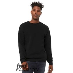 Bella + Canvas - Mens 3946 Fwd Fashion Crewneck Sweatshirt With Side Zippers