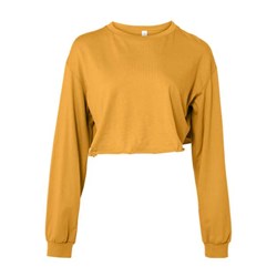 Bella + Canvas - Womens 6501 Fwd Fashion Cropped Long Sleeve Tee