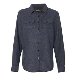 Burnside - Womens 5200 Long Sleeve Solid Flannel Shirt