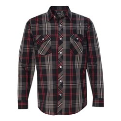 Burnside - Mens 8202 Long Sleeve Plaid Shirt