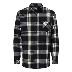 Burnside - Mens 8212 Open Pocket Flannel Shirt