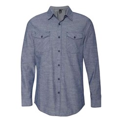 Burnside - Mens 8255 Chambray Long Sleeve Shirt