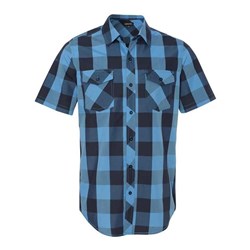 Burnside - Mens 9203 Buffalo Plaid Short Sleeve Shirt