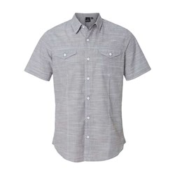 Burnside - Mens 9247 Textured Solid Short Sleeve Shirt
