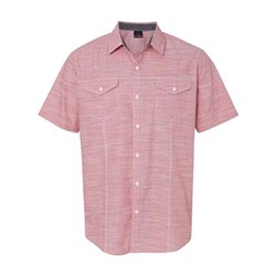 Burnside - Mens 9247 Textured Solid Short Sleeve Shirt