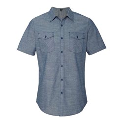 Burnside - Mens 9255 Chambray Short Sleeve Shirt