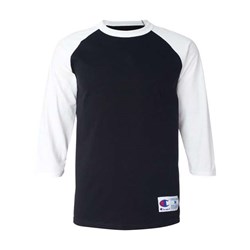 Champion - Mens T137 Three-Quarter Raglan Sleeve Baseball T-Shirt