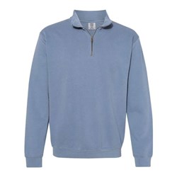 Comfort Colors - Mens 1580 Garment-Dyed Quarter Zip Sweatshirt