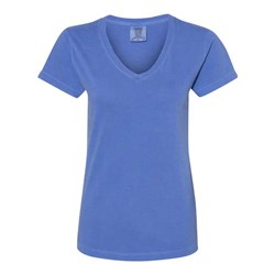 Comfort Colors - Womens 3199 Garment-Dyed Midweight V-Neck T-Shirt
