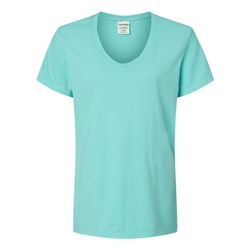 Comfortwash By Hanes - Womens Gdh125 Garment-Dyed V-Neck T-Shirt