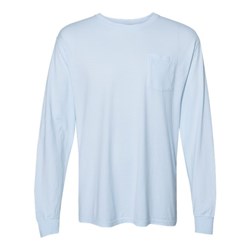 Comfortwash By Hanes - Mens Gdh250 Garment Dyed Long Sleeve T-Shirt With A Pocket