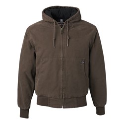 Dri Duck - Mens 5020T Cheyenne Boulder Cloth Hooded Jacket With Tricot Quilt Lining Tall Sizes