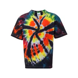 Dyenomite - Kids 20Btd Rainbow Cut-Spiral T-Shirt