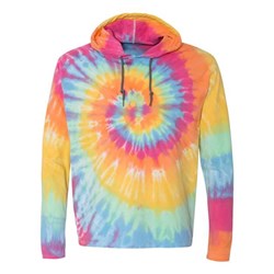 Dyenomite - Mens 430Vr Tie-Dyed Hooded Pullover T-Shirt