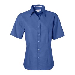 Featherlite - Womens 5231 Short Sleeve Stain Resistant Oxford Shirt