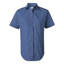 Featherlite - Womens 5281 Short Sleeve Stain-Resistant Tapered Twill Shirt