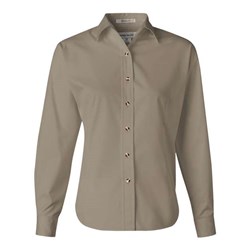 Featherlite - Womens 5283 Long Sleeve Stain-Resistant Tapered Twill Shirt