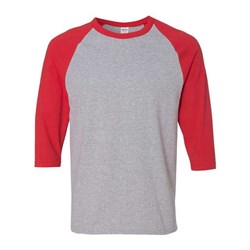 Gildan - Mens 5700 Heavy Cotton Raglan Three-Quarter Sleeve T-Shirt