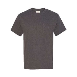 Hanes - Mens 5590 Authentic Short Sleeve Pocket T-Shirt