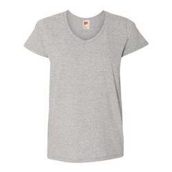 Hanes - Womens 5780 Essential-T V-Neck Short Sleeve T-Shirt