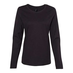 Hanes - Womens S04Ls Perfect-T Long Sleeve Scoopneck T-Shirt