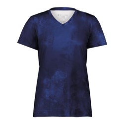 Holloway - Womens 222796 Cotton-Touch Cloud V-Neck T-Shirt