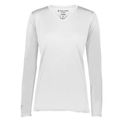 Holloway - Girls 222825 Momentum Long Sleeve V-Neck T-Shirt