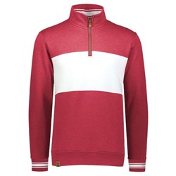 Holloway - Mens 229565 Ivy League Fleece Colorblocked Quarter-Zip Sweatshirt