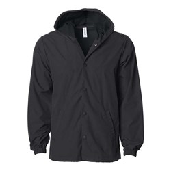 Independent Trading Co. - Mens Exp95Nb Water-Resistant Hooded Windbreaker
