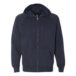 Independent Trading Co. - Mens Prm33Sbz Unisex Special Blend Raglan Full-Zip Hooded Sweatshirt