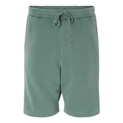 Independent Trading Co. - Mens Prm50Stpd Pigment-Dyed Fleece Shorts