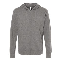 Independent Trading Co. - Mens Ss150Jz Lightweight Jersey Full-Zip Hooded T-Shirt