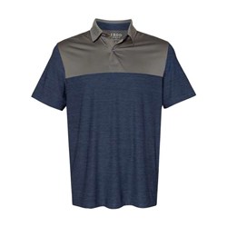Izod - Mens 13Gg004 Colorblocked Space-Dyed Polo