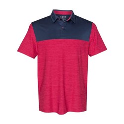 Izod - Mens 13Gg004 Colorblocked Space-Dyed Polo