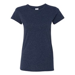 J. America - Womens 8138 Glitter Short Sleeve T-Shirt