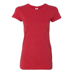 J. America - Womens 8138 Glitter Short Sleeve T-Shirt