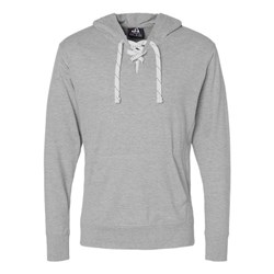 J. America - Mens 8231 Jersey Sport Lace Hooded Pullover
