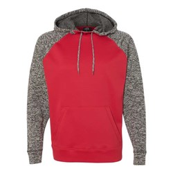 J. America - Mens 8612 Colorblocked Cosmic Fleece Hooded Sweatshirt